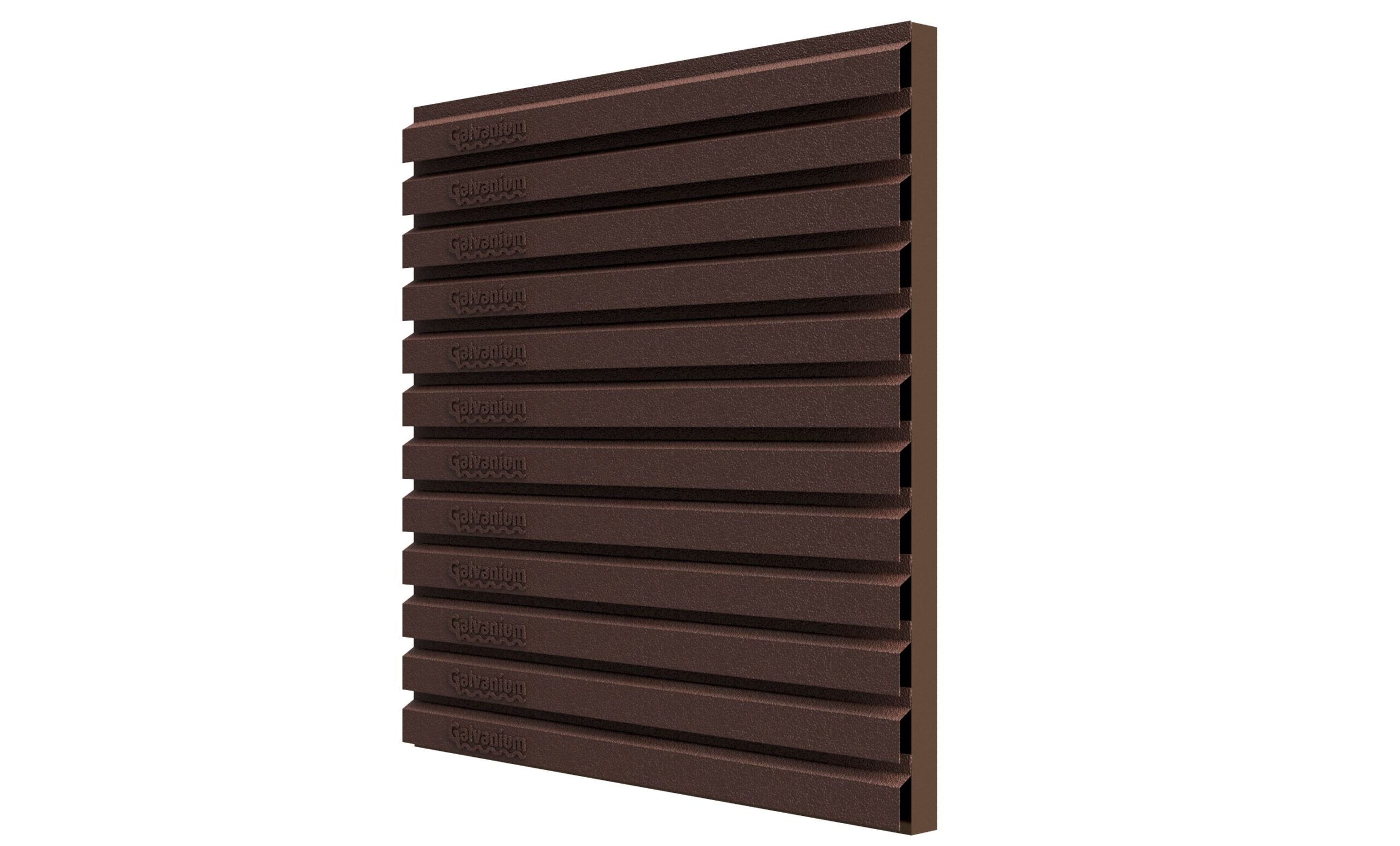 Galvanium Louvers Café texturizado